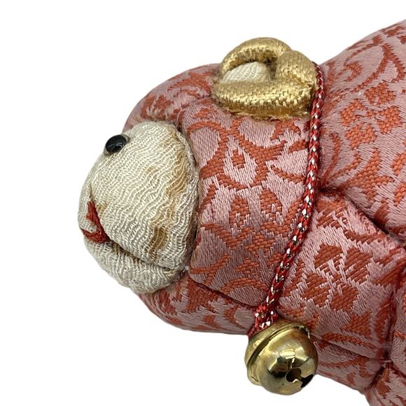 Lot of 2 Japanese Kimekomi Sheep Goat Ram Chinese Zodiac Figurine Doll 4.5" - Picture 11 of 13